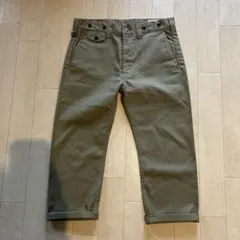 RRL ワークパンツ カーキ系 中古・古着通販】RRL (ダブルアールエル) サープラス カーゴパンツ
