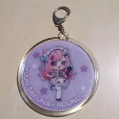 結城さくな ラウンドワンコラボ アクリルキーホルダー