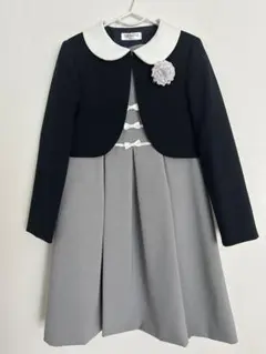 sakura フォーマルドレス ワンピース130 入学式 卒園式 女の子 ネイビ