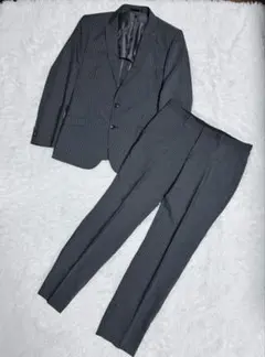 Ultimate Armor ストライプ グレー スーツ 上下セット サイズA5