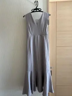 ノースリーブマーメイドフレアワンピース Sサイズ