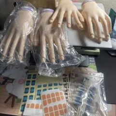 ネイル検定JNEC認定モデルハンド ST MODEL HAND シャレドワセット