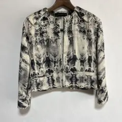 ZARA WOMAN ノーカラージャケット XSのサムネイル