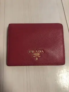 PRADA 二つ折り財布 ピンク