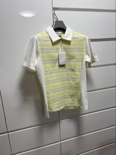 新品未使用タグ付 NIKEゴルフ ハーフジッパー ポロシャツ イエロー Sサイズ