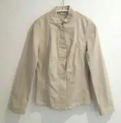 MAX&Co.マックス&コー ベージュコットンジャケット 40sizeのサムネイル