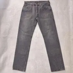 90s Levi’s 501 USA製 W34 先染め ブラック デニム