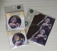 グリッドマンユニバース　新条アカネ　ゲマくじ　缶バッジ　アクリルカード