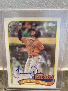 打率3割越え【Jeremy Pena】2024 Topps Auto