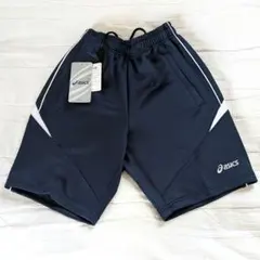 【新品未使用】asics ハーフパンツ SS ネイビー 体操服 体育 短パン