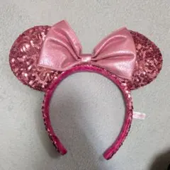 ディズニー カチューシャ ピンク スパンコールのサムネイル