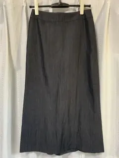 yoshie inaba イナバヨシエ ダークグレー　タイトロングスカート　Ｍ