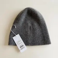 試着のみ　evam evaカシミヤ100% ニットキャップ