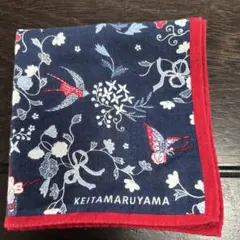 KEITA MARUYAMA 花柄と鳥やチョウのハンカチのサムネイル