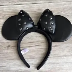ディズニーリゾート ミニーカチューシャ黒