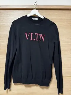 VALENTINO VLTN ロゴ クルーネック スウェット ブラック Mのサムネイル