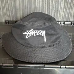 STUSSY ステューシー　ブラック バケットハット