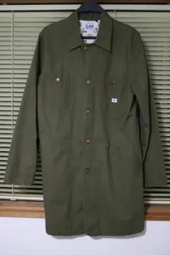【美品】Lee リー カバーオール ジャケット レディースM オリーブ ロング丈