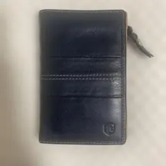 moustache 二つ折り財布 ネイビーのサムネイル