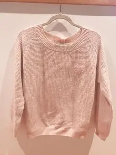 ニット mezzo piano ピンク