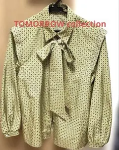 TOMORROW collection ボウタイ付きブラウス