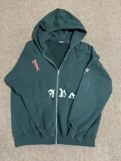 XLARGE ダークグリーン パーカー