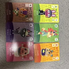 どうぶつの森 amiiboカード 6枚セット
