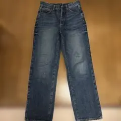 美品^_^GU ストレートデニム Mサイズ インディゴ