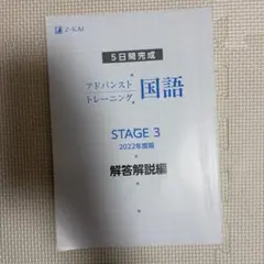 Z-KAI アドバンスドトレーニング 国語 STAGE 2 2024年版 - メルカリ