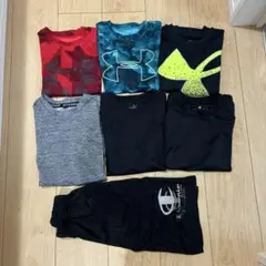 スポーツウェア7点セットアンダーアーマー、PUMA、adida、champion