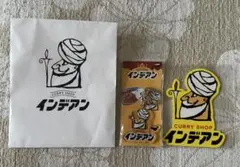 インデアンカレー　 キャラクター ステッカー　キーホルダー