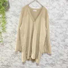 CECI OU CELA　レディース　L　ベージュ カーディガン Vネック
