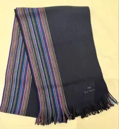 Paul Smith ポールスミス ウールマフラー ストライプ ドイツ製