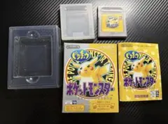 箱書類付き 美品 ポケットモンスター 黄 ゲームボーイ ソフト 日本語