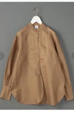 美品　6 ROKU SHEER STRIPE BIG SHIRTのサムネイル