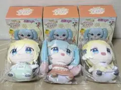 フリューくじ　初音ミク　D賞　初音ミク、鏡音リン・レンぬいぐるみセット