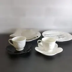 MARY QUANT 食器セット カップ＆ソーサー プレート フォークのサムネイル