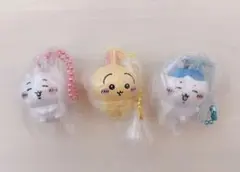 マスコットつきビスケット ちいかわ ハチワレ うさぎ 3点セット♡