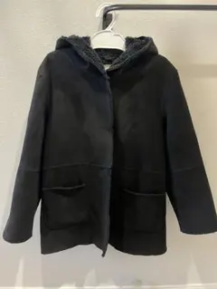 美品 CIAOPANIC ムートンコート フード付きコート 120-130サイズ