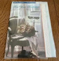 新品　花の写真がおしゃれなバースデーカード　誕生日　グリーティング