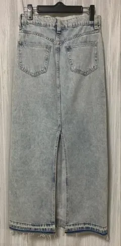 H&M デニムロングスカート　スリット入り　 デニムスカート