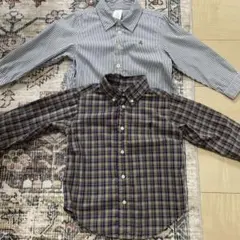 美品☆ ラルフローレン 長袖シャツ2T、GAPストライプシャツ3year