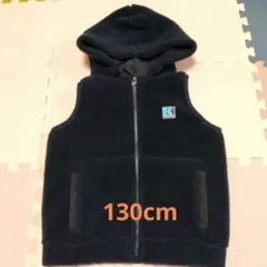 ヘリーハンセン　フリースジャケット フード付き ベスト 130