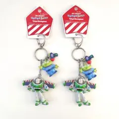 ディズニーランド トイストーリー バズ リトルグリーメン キーチェーン セット