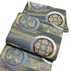 帯8513 ○高級 正絹 夏帯 六通 袋帯 葡萄 - メルカリ