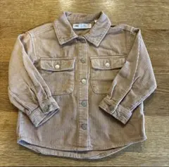 セットでお得♪❸ZARA ピンクベージュ コーデュロイジャケット 3-4歳110