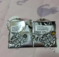 ソフトバンクホークス matsuiコラボ アクリルチャーム 柳田悠岐 栗原陵矢
