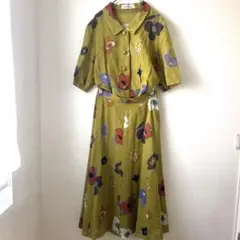 ⭐️セール⭐️charente Mika 花柄セットアップ オリーブグリーン