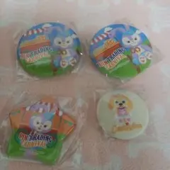 希少　香港限定　 ディズニー ステラルー 缶バッジ クッキーアン