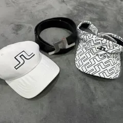 即日発送！J.LINDEBERGリンドバーグキャップサンバイザーベルト３点セット